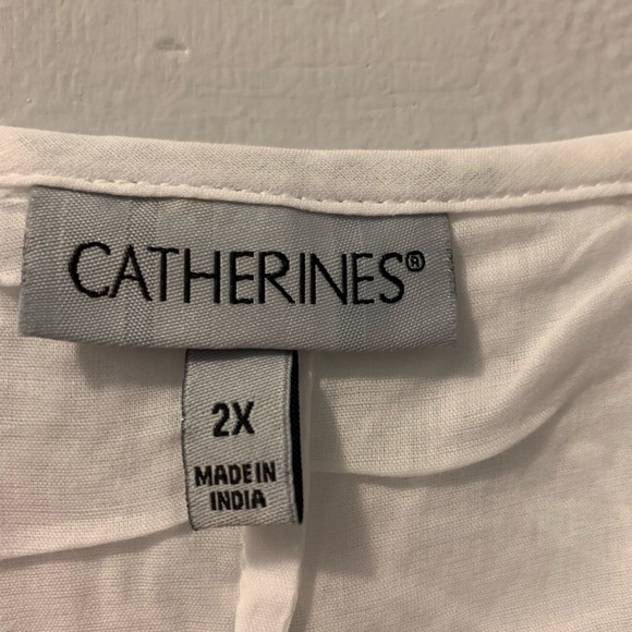 Catherine’s Lined Eyelet Tunic. 2X. NWOT - Picture 5 of 7